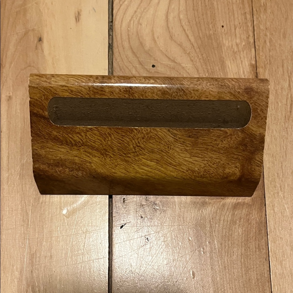 Wooden Business Card Holder